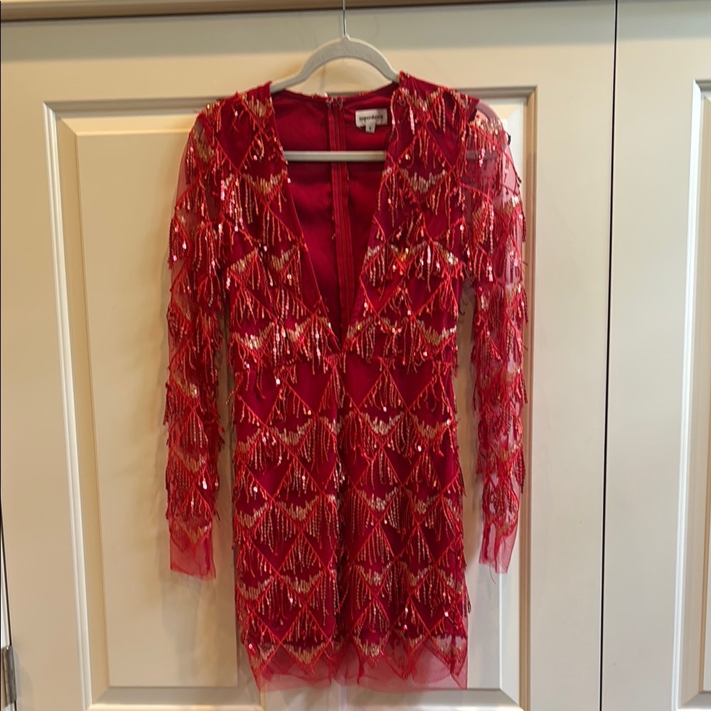 Superdown Red Mini Dress - Picture 6 of 6